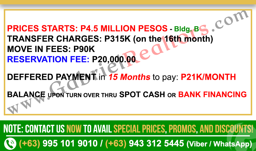 Amani Grand STUDIO w BALCONY Sample Computation