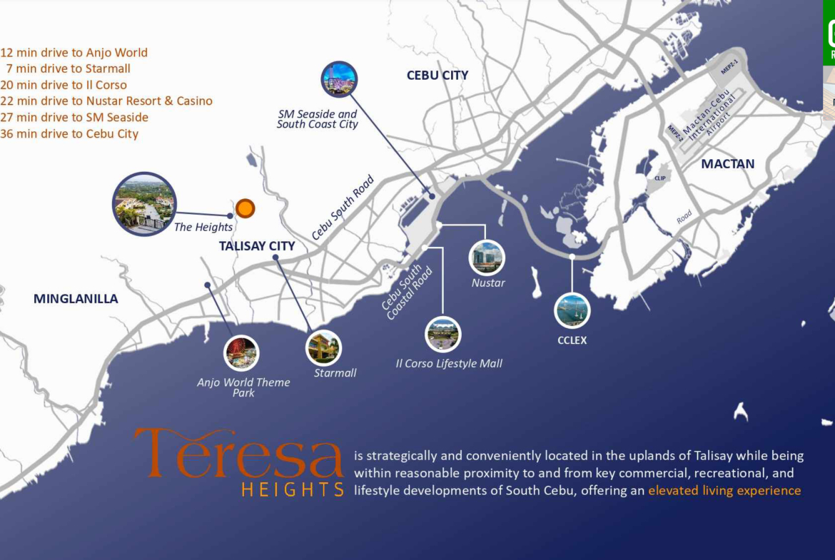 Teresa Heights Vicinity Map