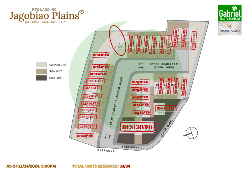 JAGOBIAO PLAINS Site development plan