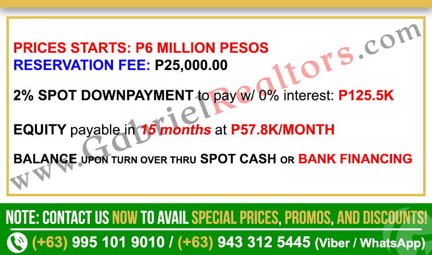 Bloq Residences Sikatuna 2 Bedroom Sample Computation