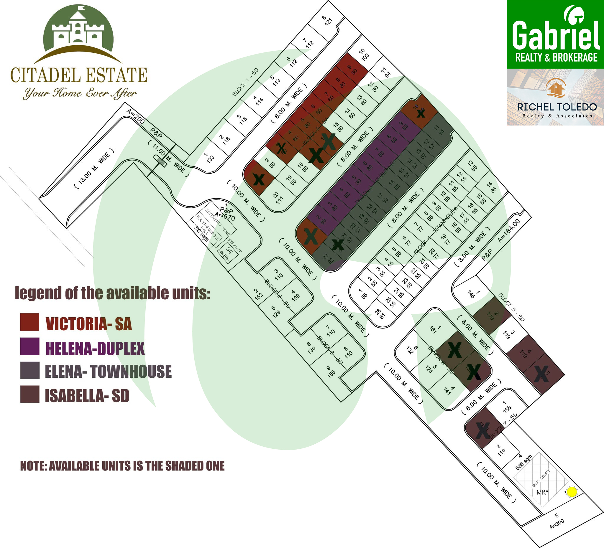 Citadel Estate Inventory Map
