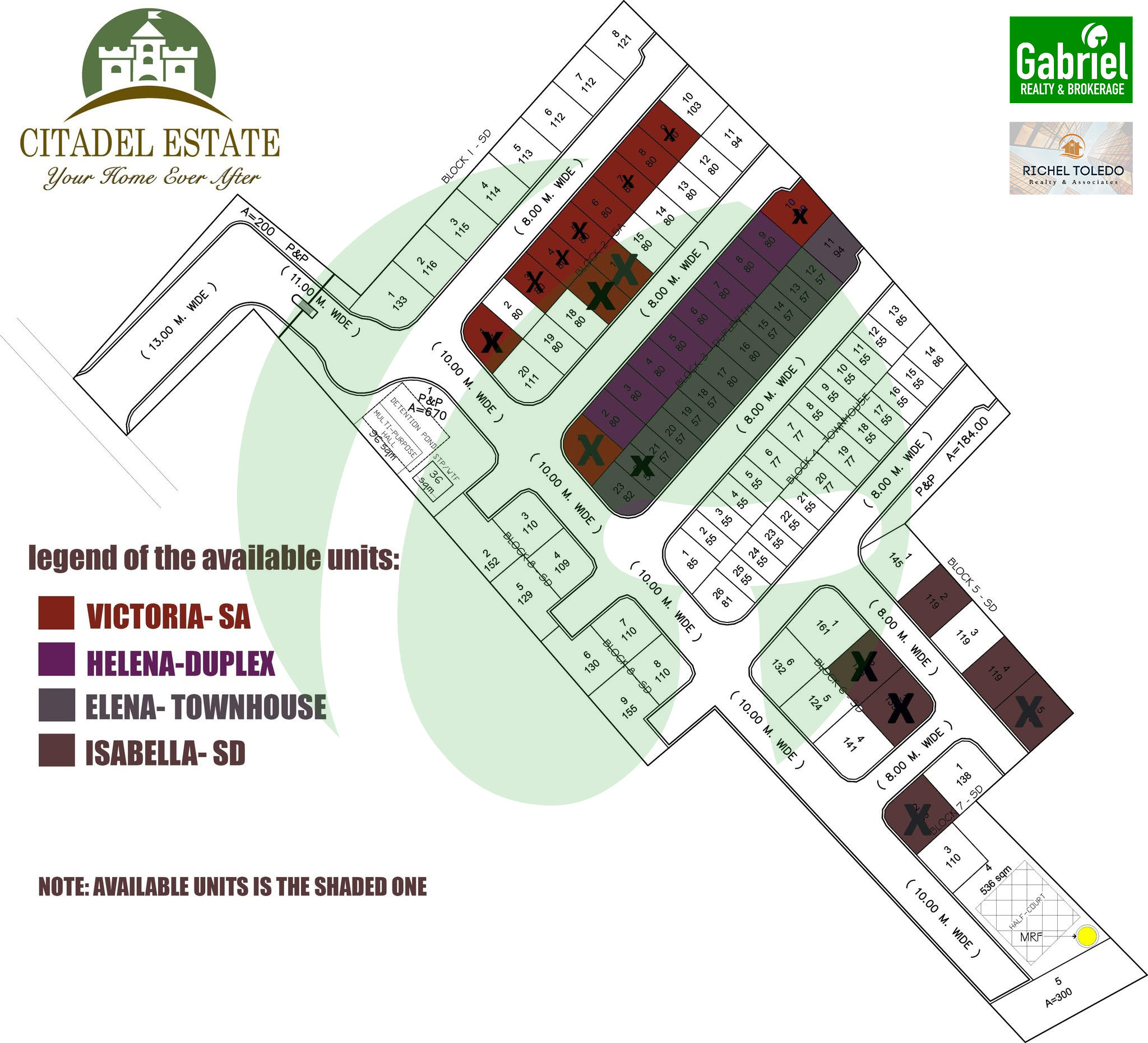 Citadel Estate Inventory Map