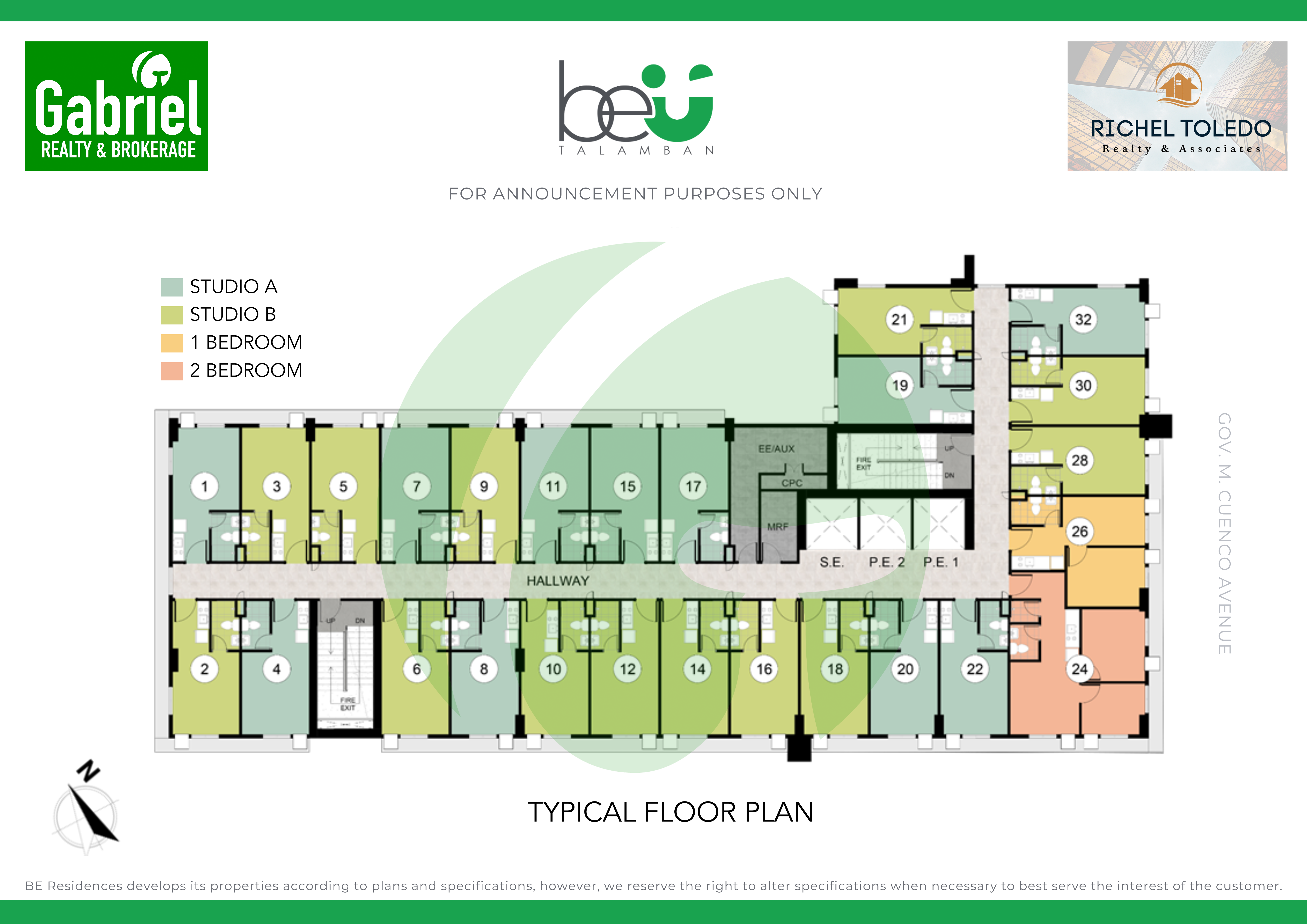 BE U Floor Plan