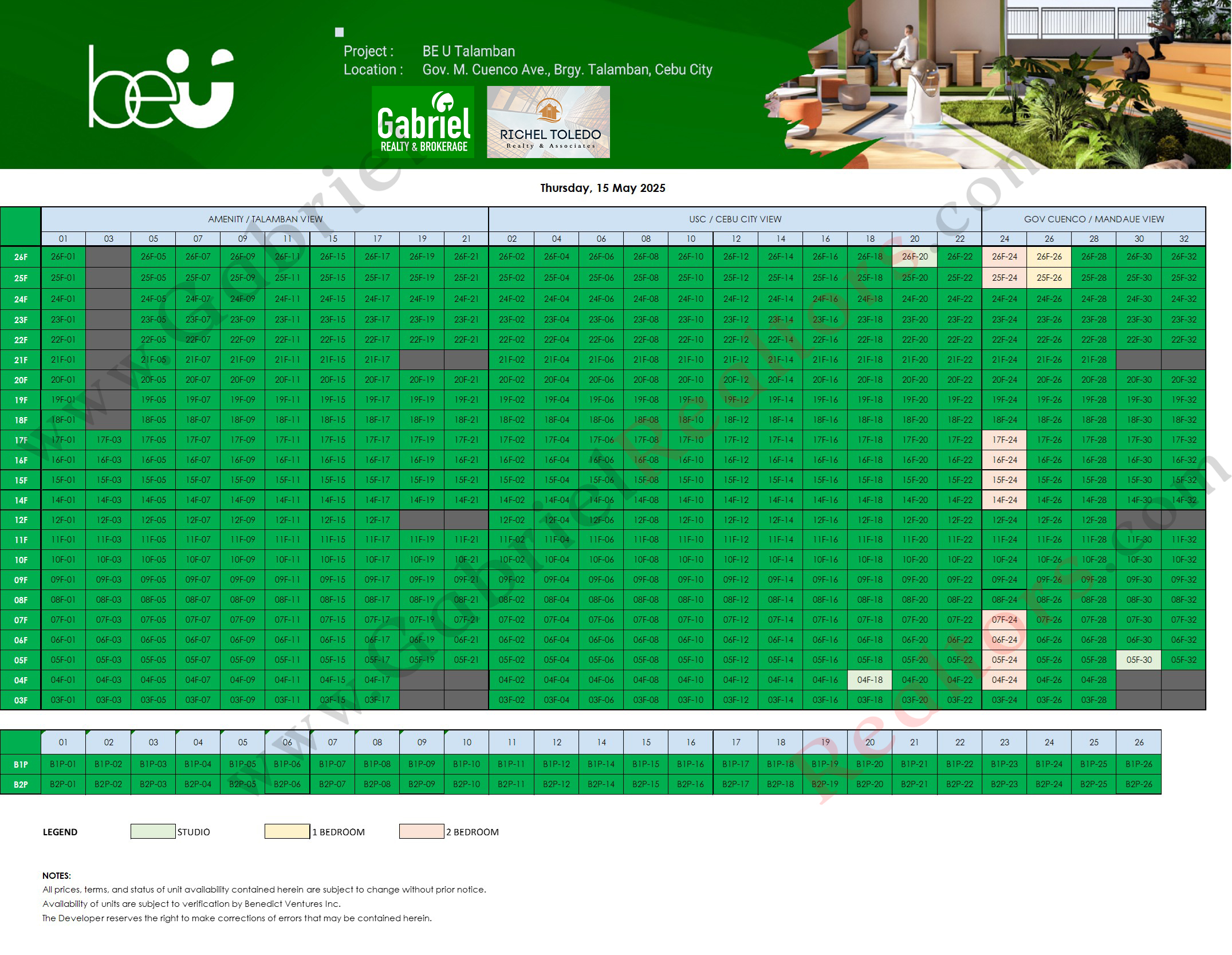 Be U Talamban Availability