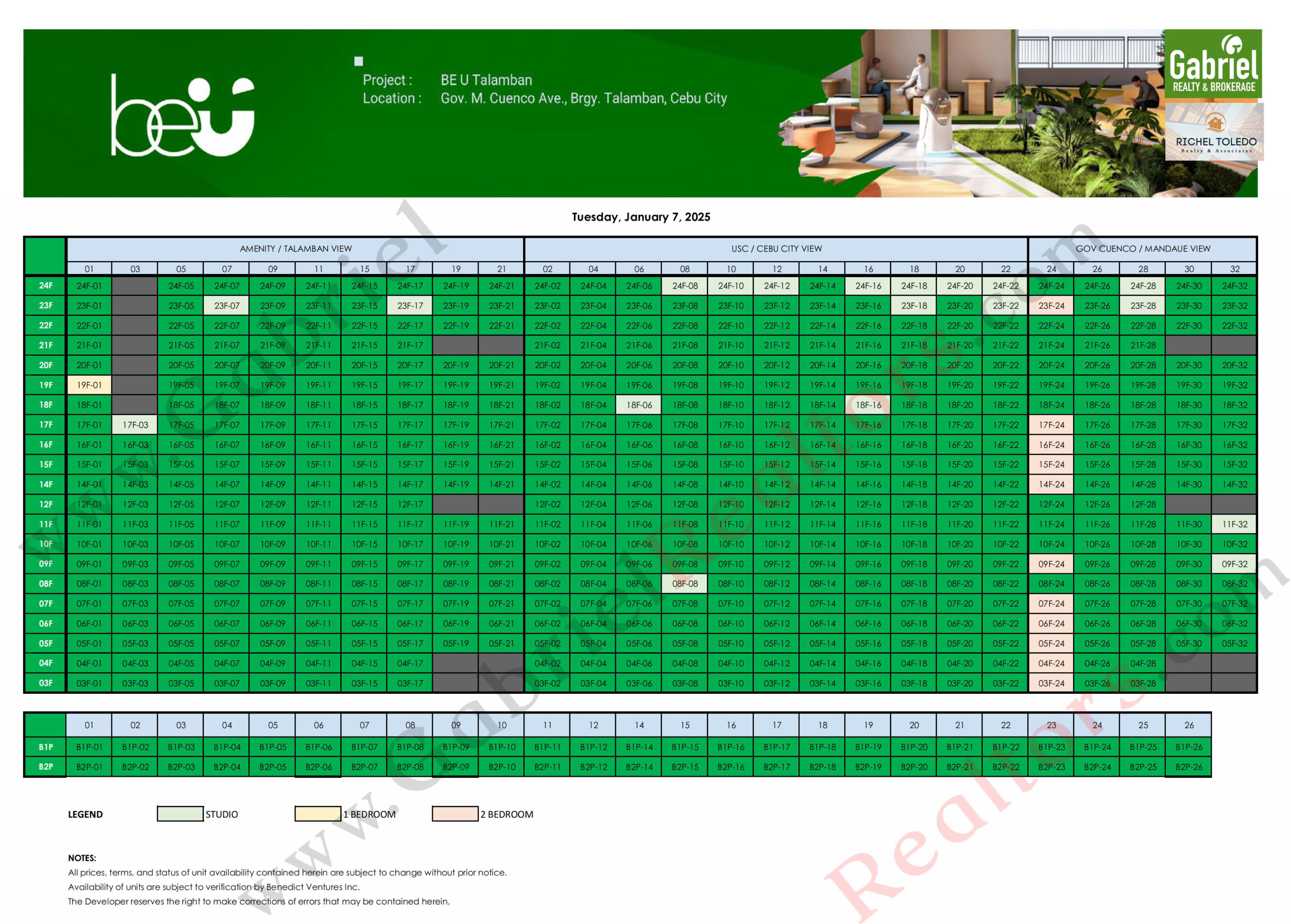 Be U Talamban Availability