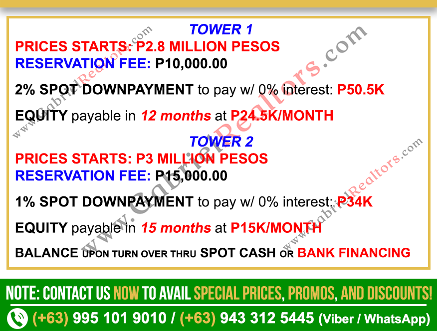 Bloq Residences Sikatuna Studio Sample Computations