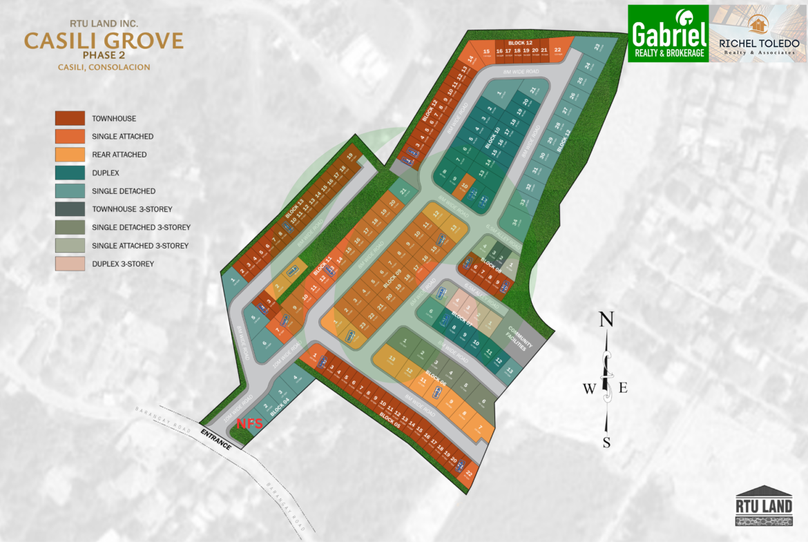 CASILI GROVES Site development plan