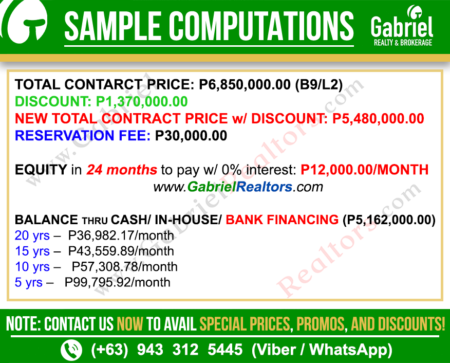 Casili Groves Single Attached Sample Computations