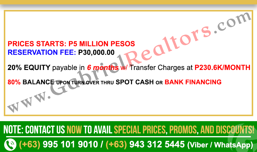 Arc Towers Studio w Balcony Sample Computation