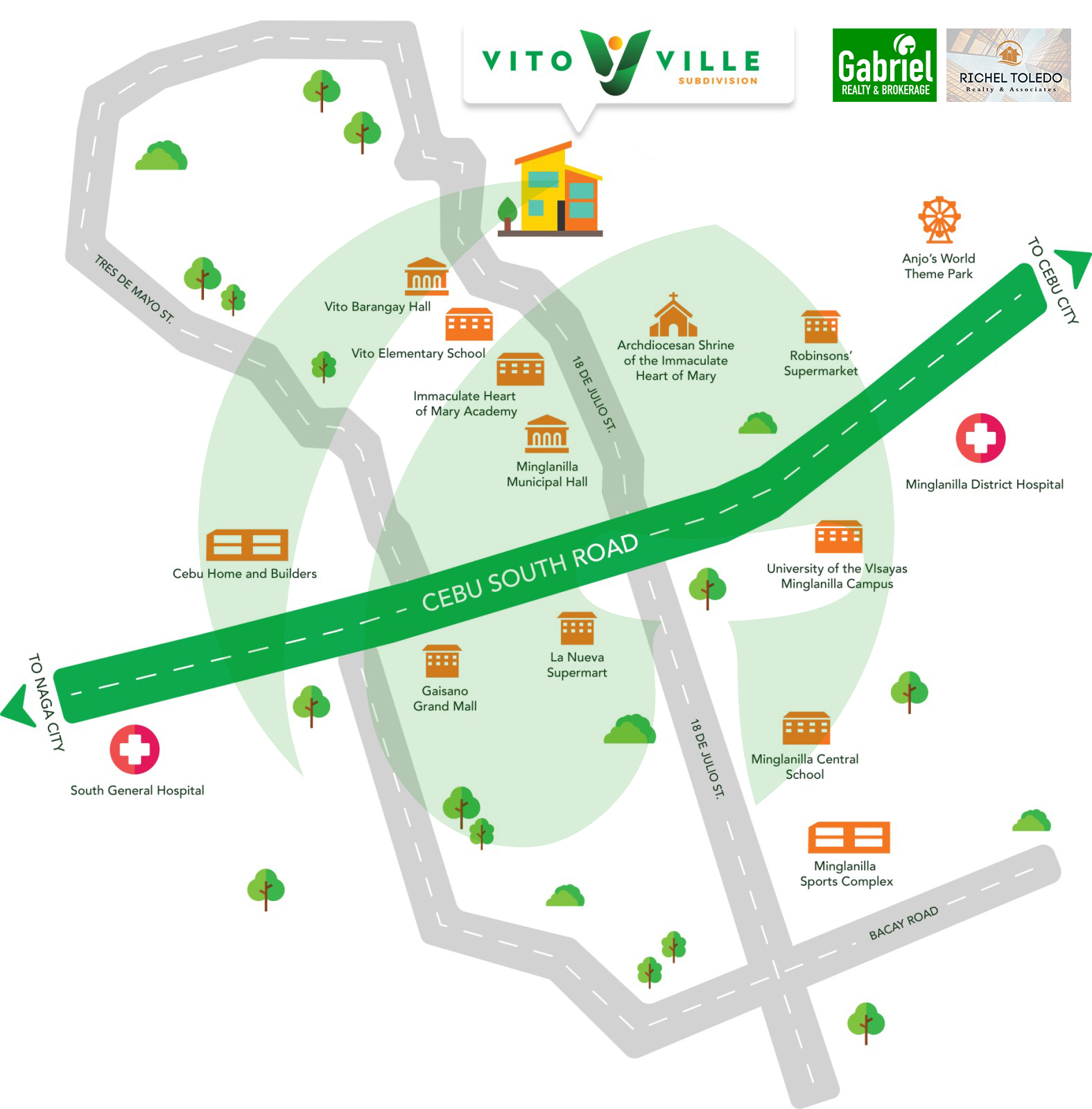 VITO VILLE SUBDIVISION Vicinity Map