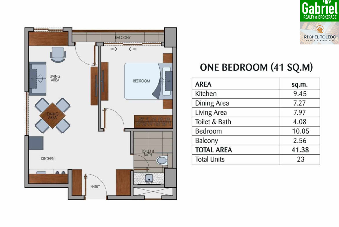 Le Menda Uptown 1 Bedroom Unit