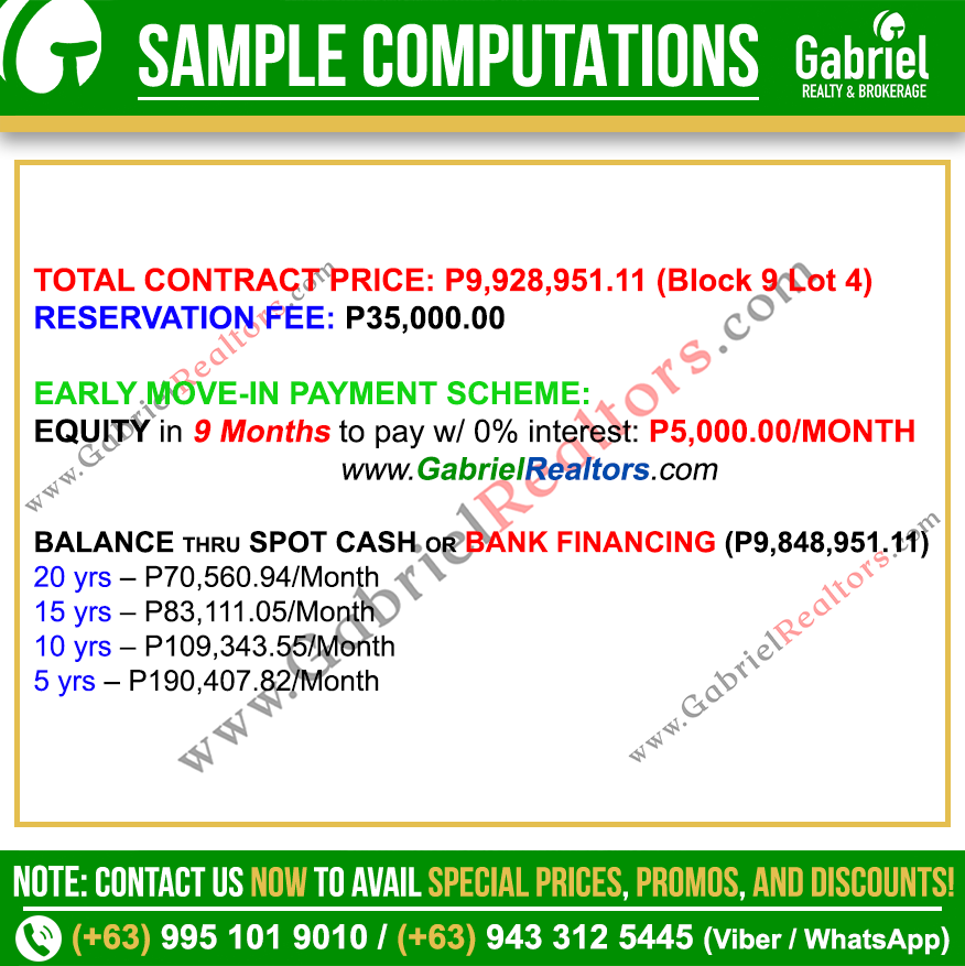 Danarra North Single Attached Sample Computation