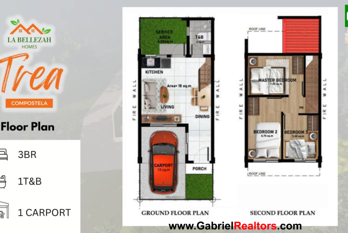 LA BELLEZAH HOMES - TREA Floor Plan