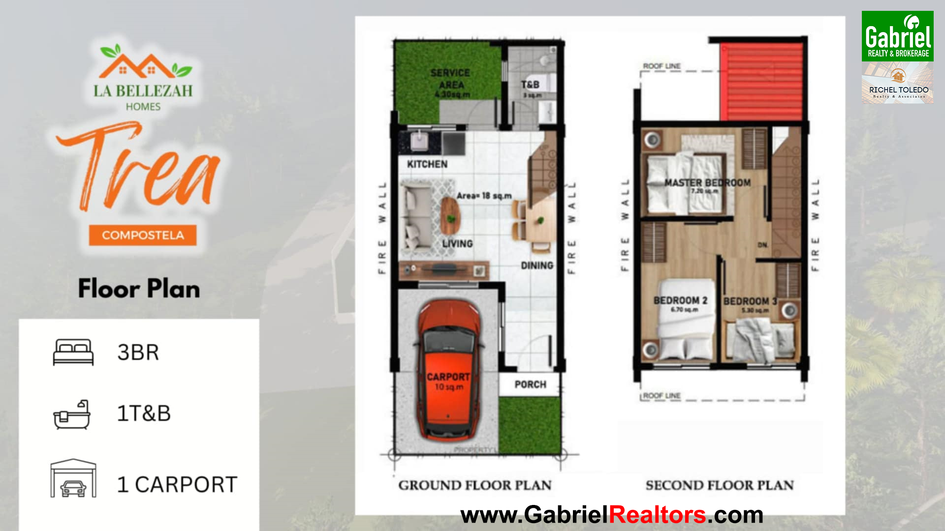 LA BELLEZAH HOMES - TREA Floor Plan