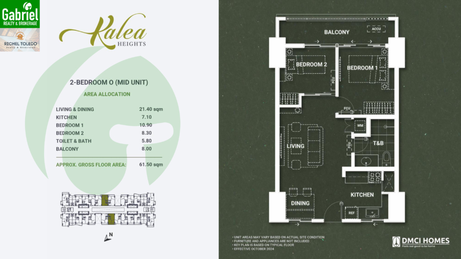 KALEA HEIGHTS CEBU 2 BEDROOM UNIT