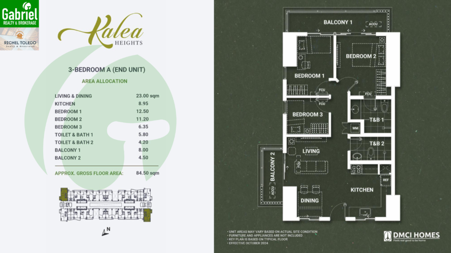 KALEA HEIGHTS CEBU 3 BEDROOM UNIT