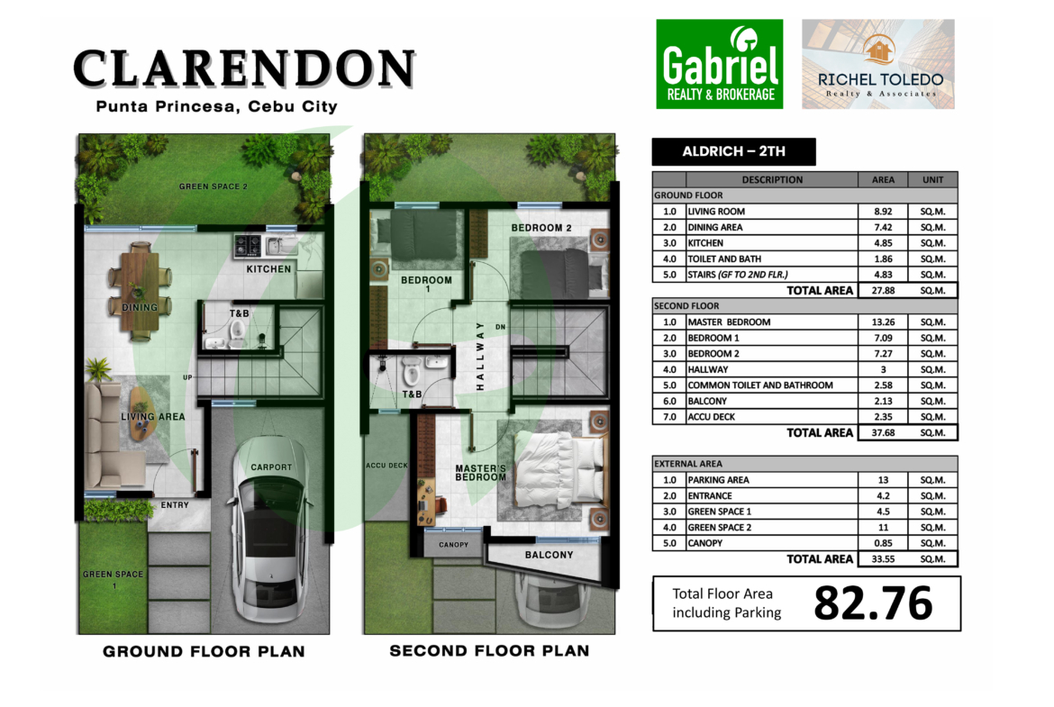 Clarendon Residences ALDRICH UNIT