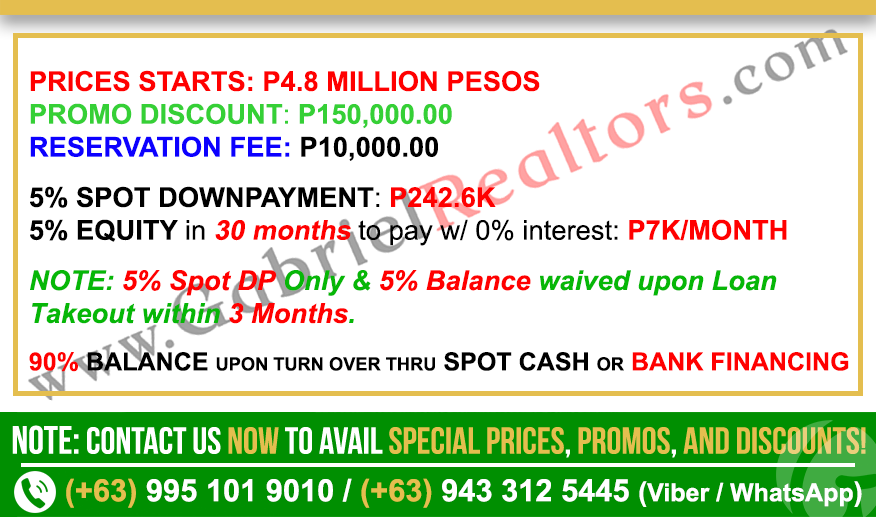 Primeworld District Standard 1 Bedroom Unit Sample Computation