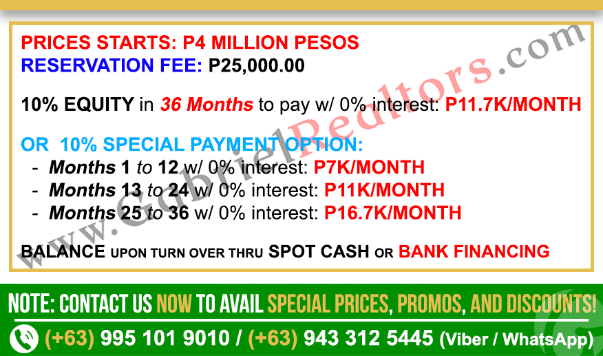 Sakura Residences Mandaue 1 BEDROOM UNIT Sample Computations