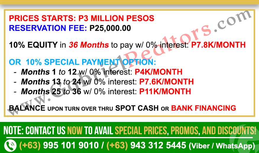 Sakura Residences Mandaue STUDIO UNIT Sample Computations