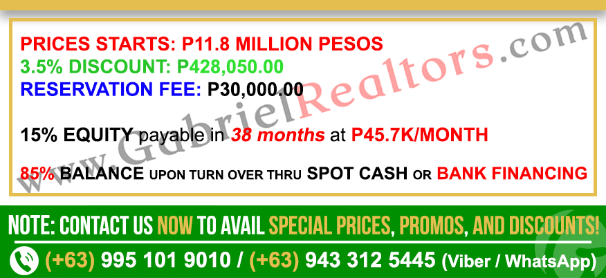 KALEA HEIGHTS CEBU 3 BEDROOM UNIT Sample Computation