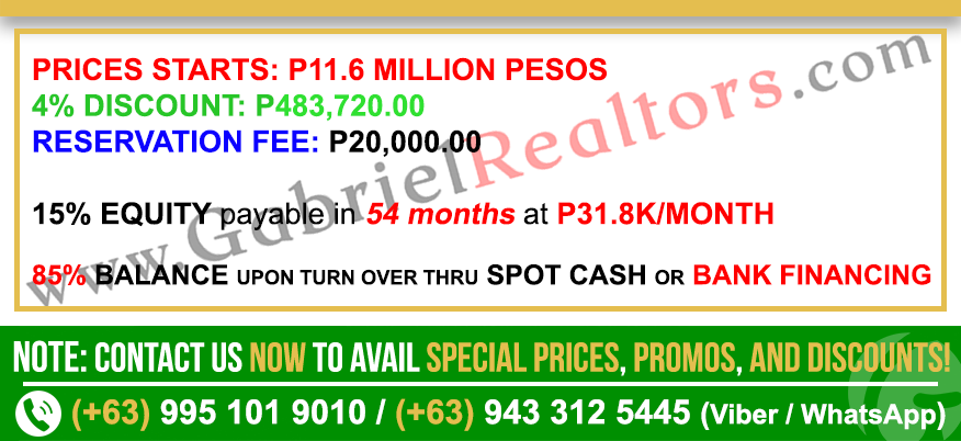 KALEA HEIGHTS CEBU 3 BEDROOM UNIT Sample Computation