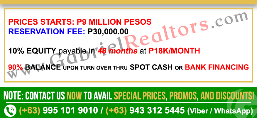 Breeza Coves Townhouse END unit Sample Computation