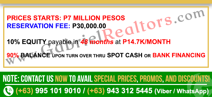 Breeza Coves Townhouse MIDDLE unit Sample Computation