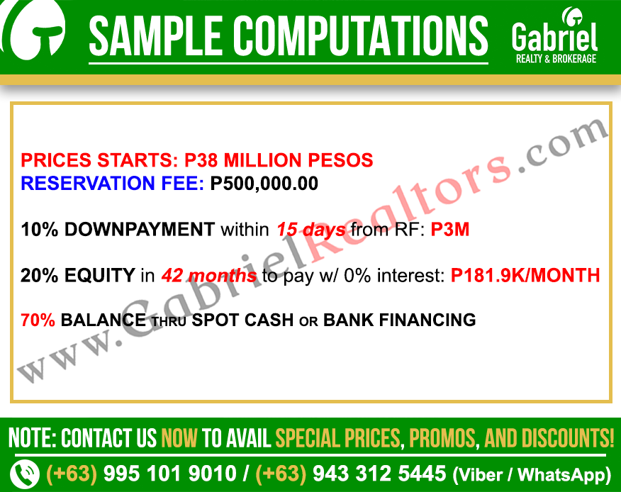 Arcenas Highlands Residences Sample Computation