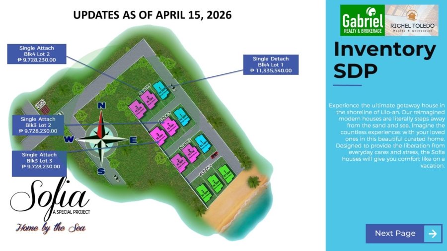 Sofia Homes Inventory Map