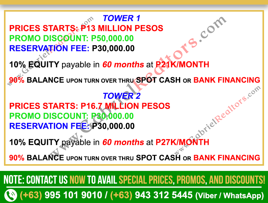 Vertex Coast Mactan 2 Bedroom Residential Unit Sample Computation