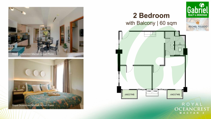 Royal OceanCrest Mactan 2 2 Bedroom w Balcony