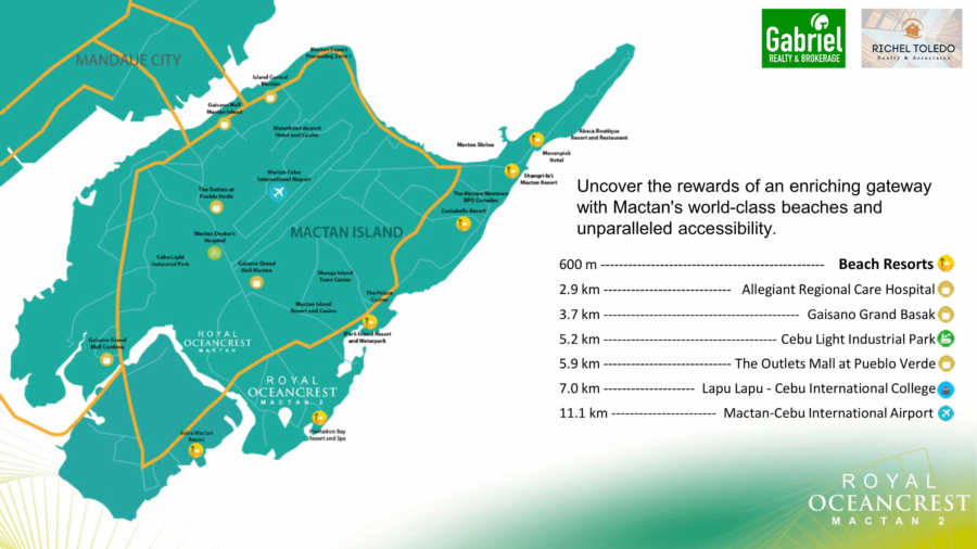 Royal OceanCrest Mactan 2 Vicinity Map