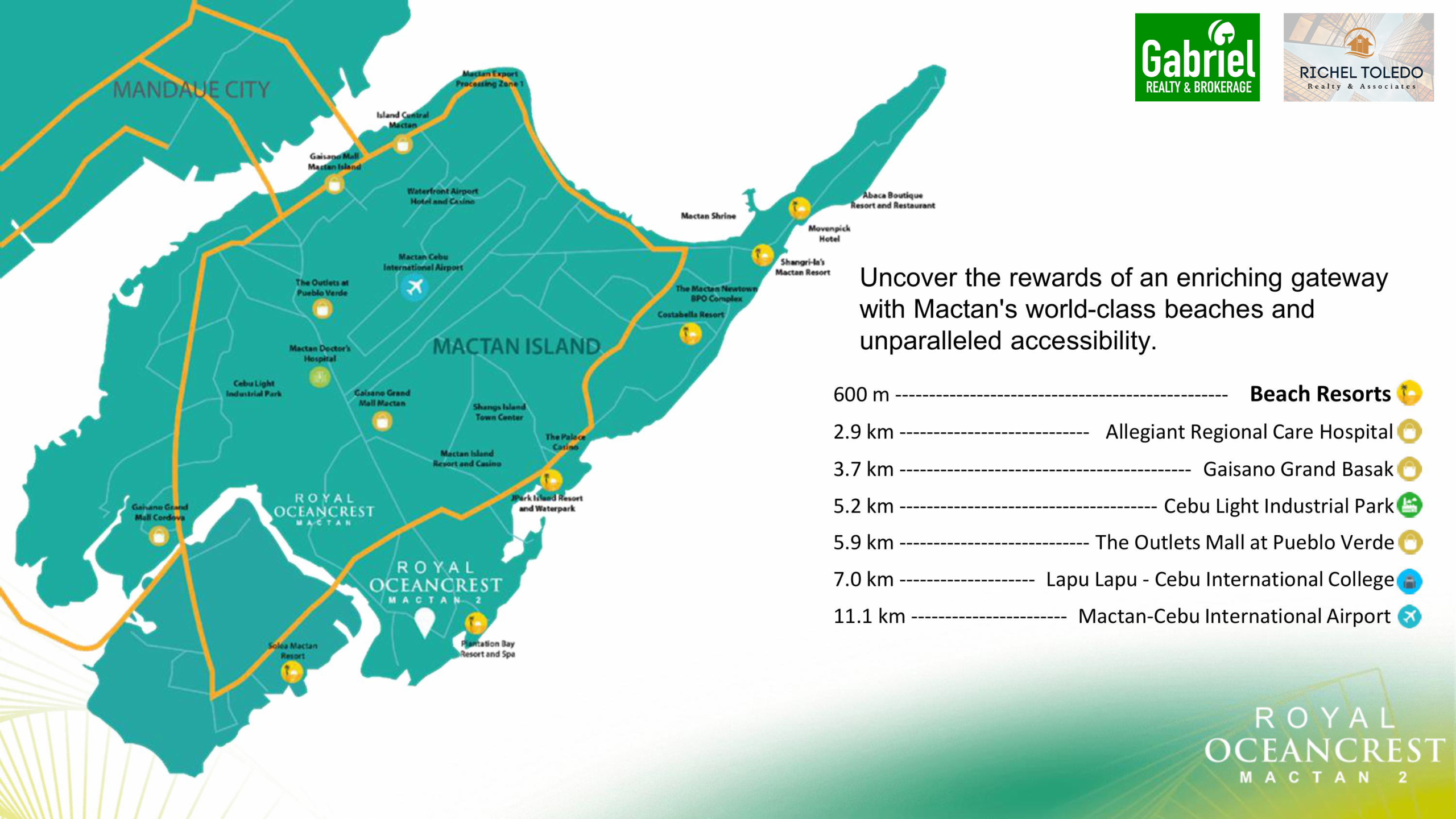Royal OceanCrest Mactan 2 Vicinity Map