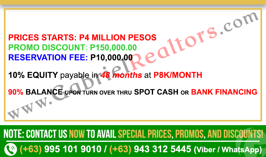 Primeworld District Standard 1 Bedroom Unit Sample Computation