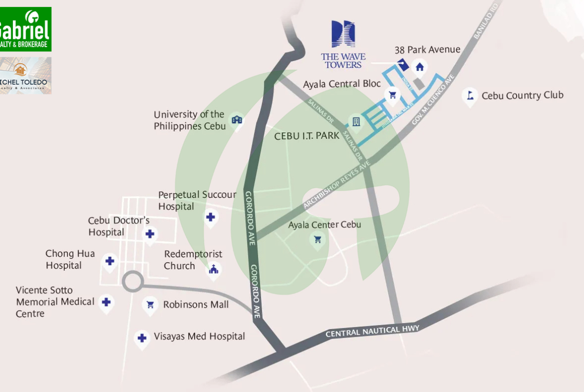 THE WAVE TOWERS LOCATION