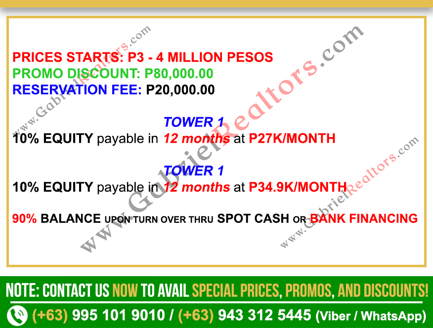 Paseo Grove Studio Unit Sample Computation