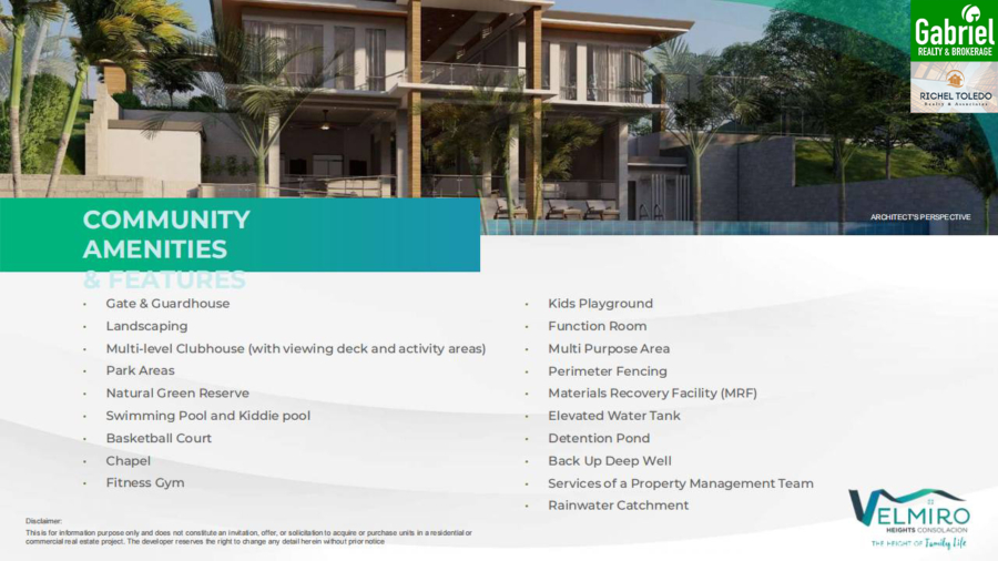 Velmiro Heights Consolacion Amenities