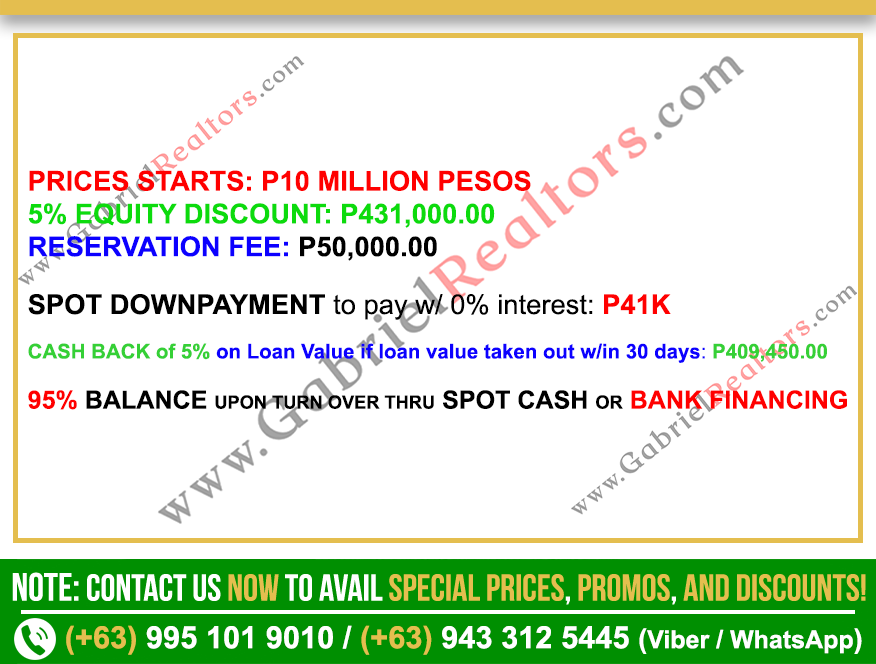 Taft East Gate 1 Bedroom Unit with Balcony Sample Computations