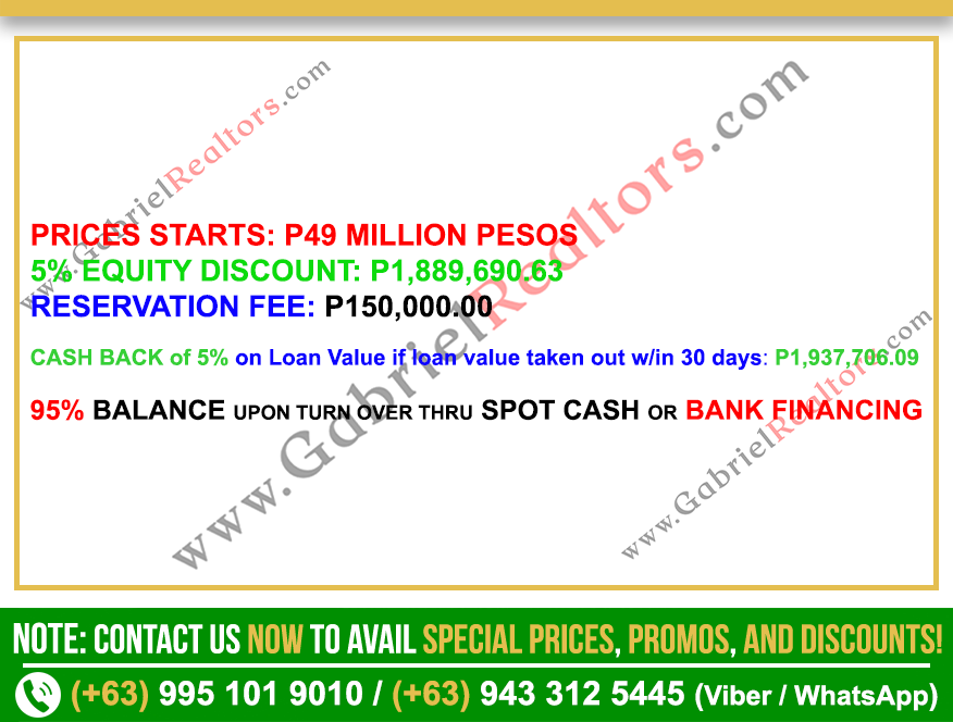 Taft East Gate 3 Bedroom Unit Sample Computations