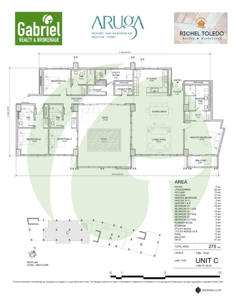 Aruga Resorts and Residences 4 Bedroom Unit