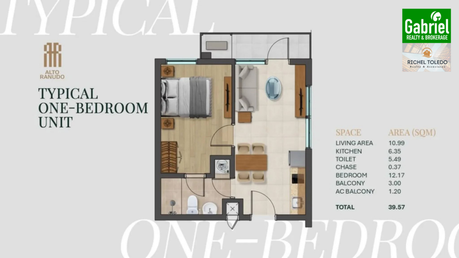 Alto Ranudo Cebu 1 Bedroom Unit