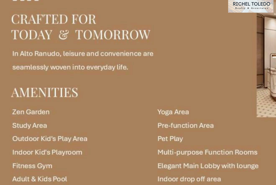 Alto Ranudo Cebu Amenities